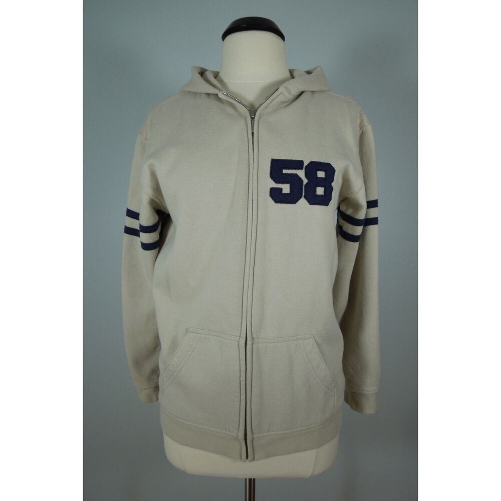 PROSPIRIT Sweatshirt XL 14-16 Juniors Hooded Zip Up Beige